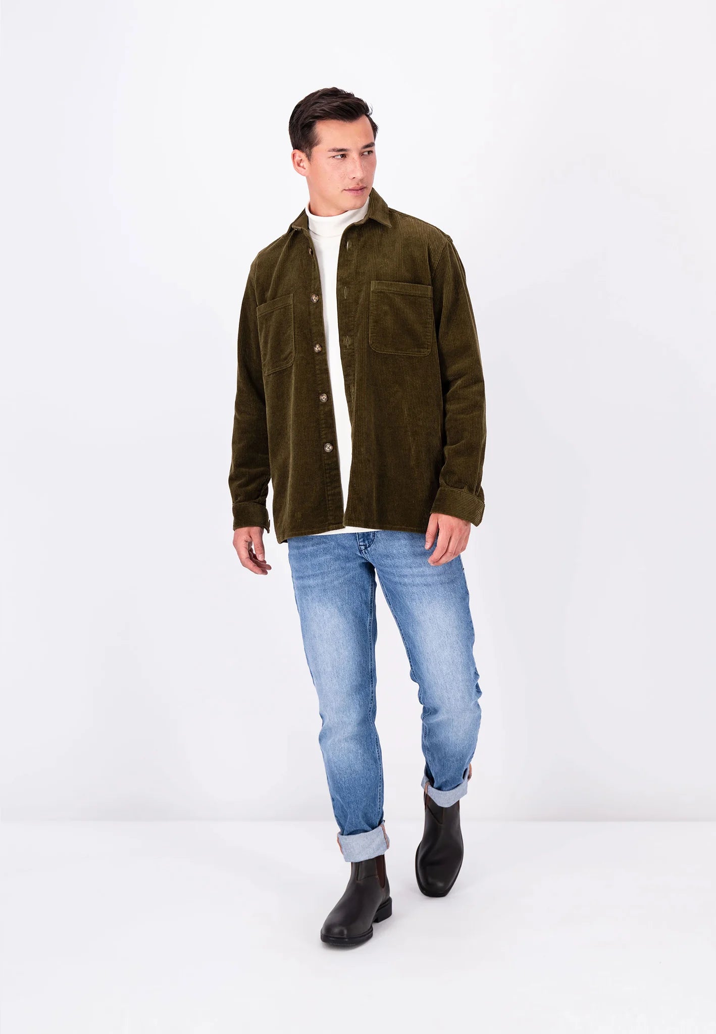 Overshirt, Cotton Corduroy