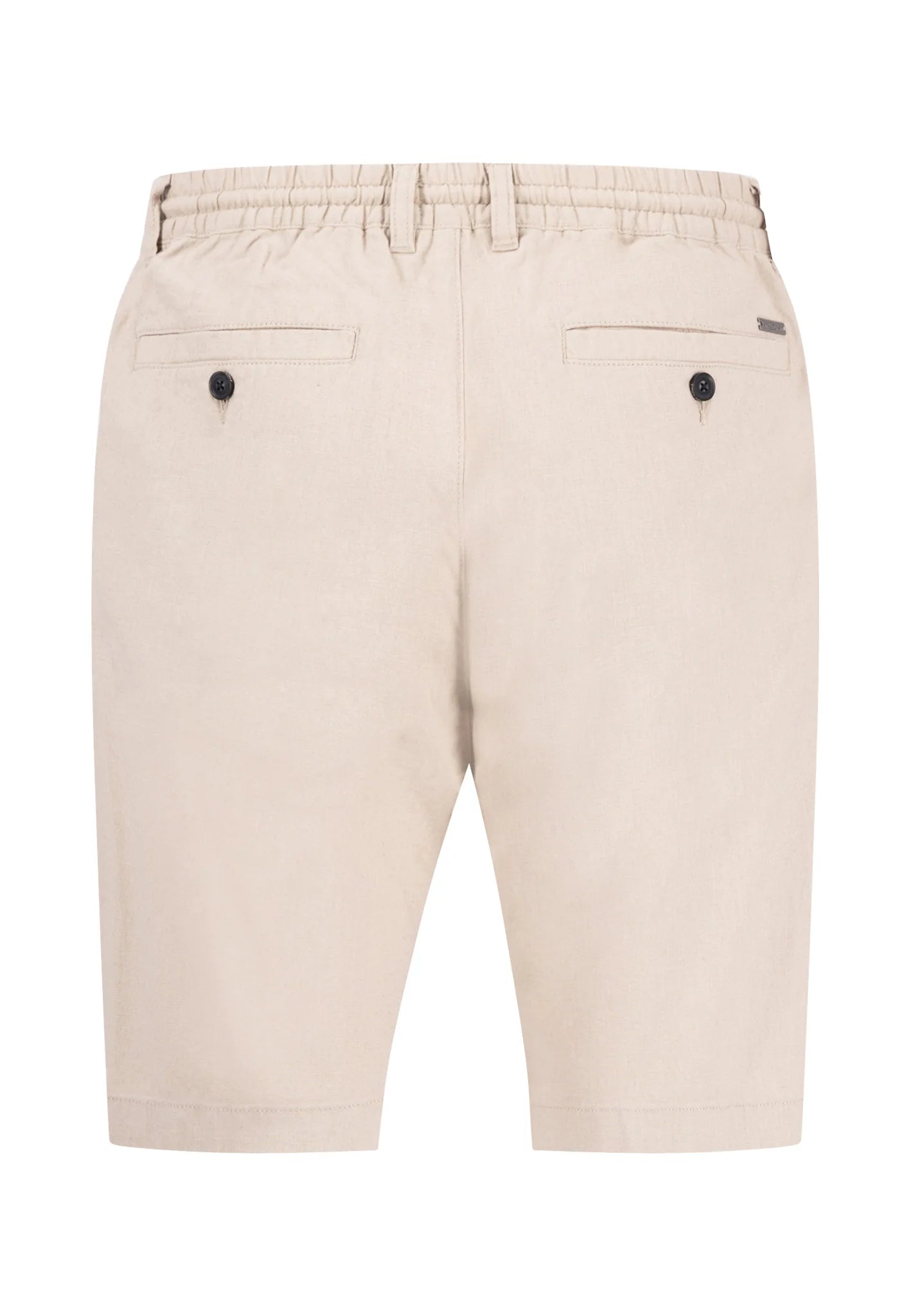 Cotton-Linen Blend Short With Drawstring