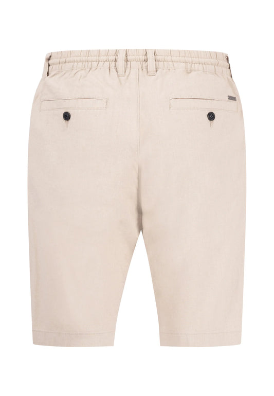 Cotton-Linen Blend Short With Drawstring