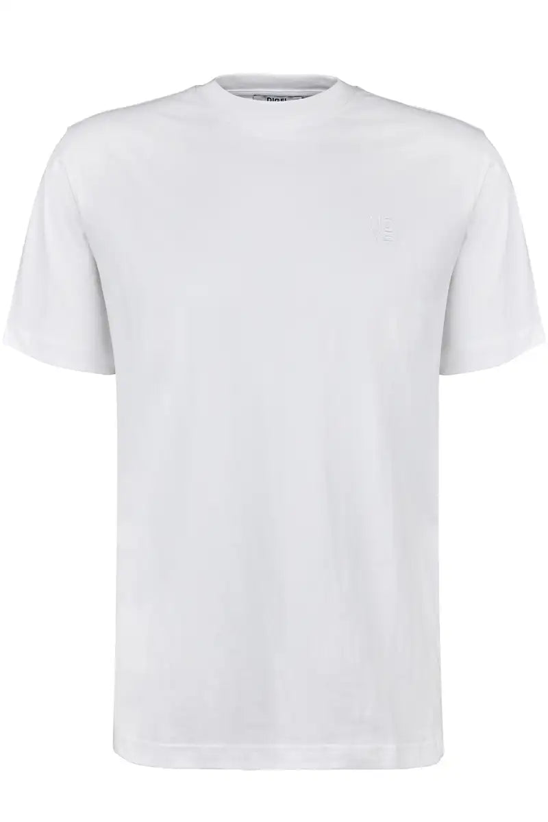 White t-shirt on a white background
