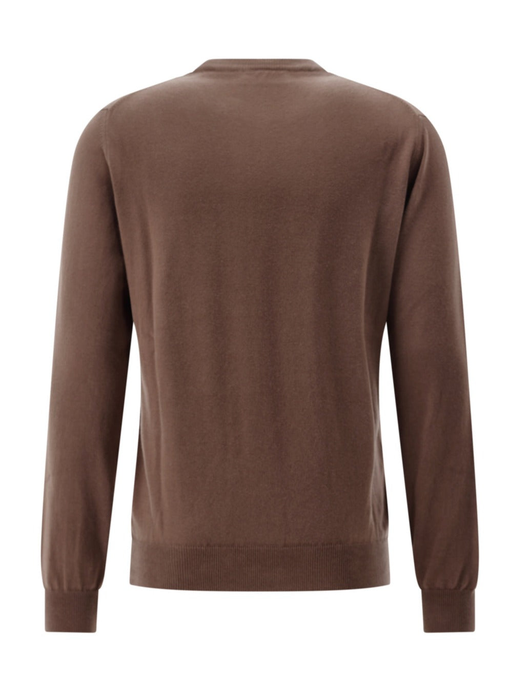 Round Collar Pullover, Brown