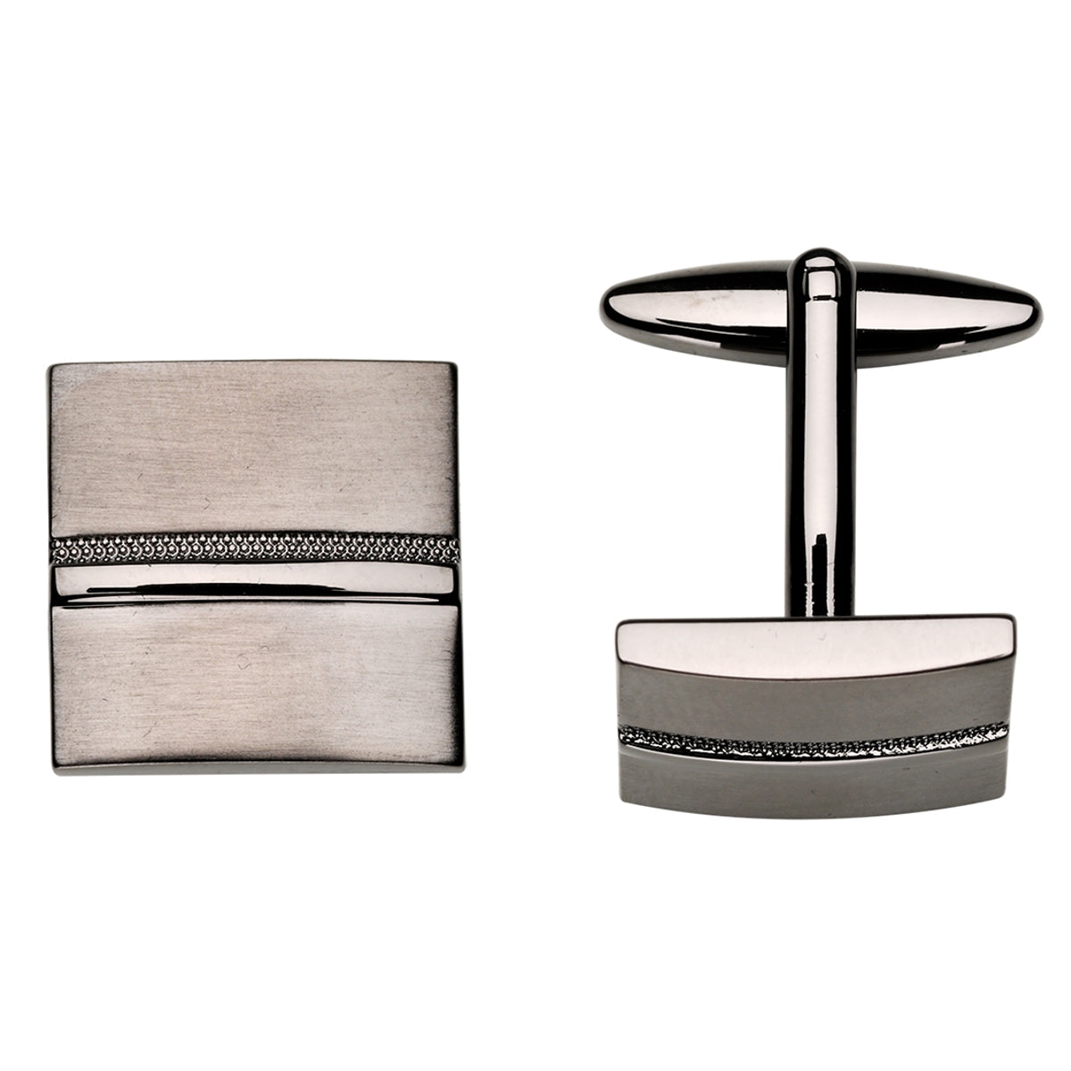 Cufflinks, Rhodium