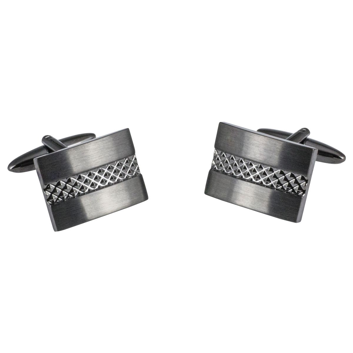 Cufflinks, Rhodium
