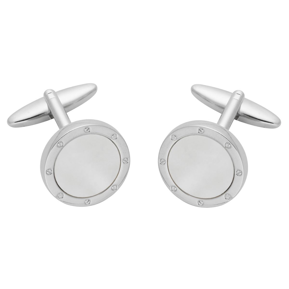 Cufflinks, Rhodium