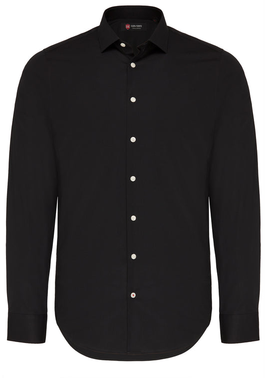 CLUB OF GENTS Slim Fit Shirt, Black