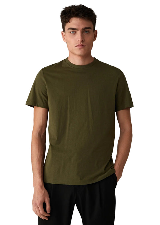Summer Shirts for men in dark green | Strellson Clark Tshirt