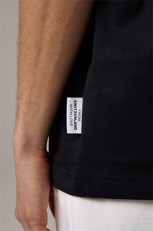 Tore Organic Cotton T-Shirt, Black