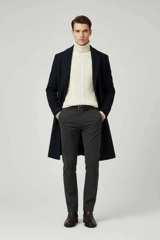 Venice Chino Pants, Charcoal