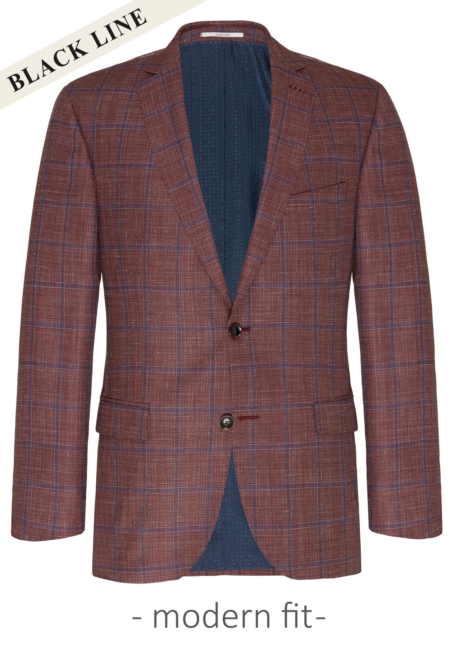 CARL GROSS  Casual Blazer, Burgundy