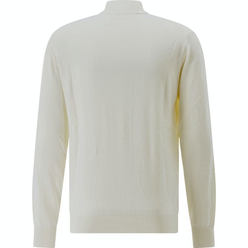 Stand-up Collar Pullover, Offwhite