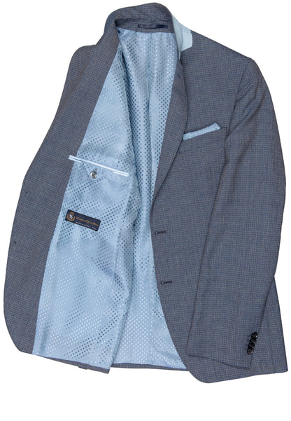 CARL GROSS Formal Suit, Blue grey
