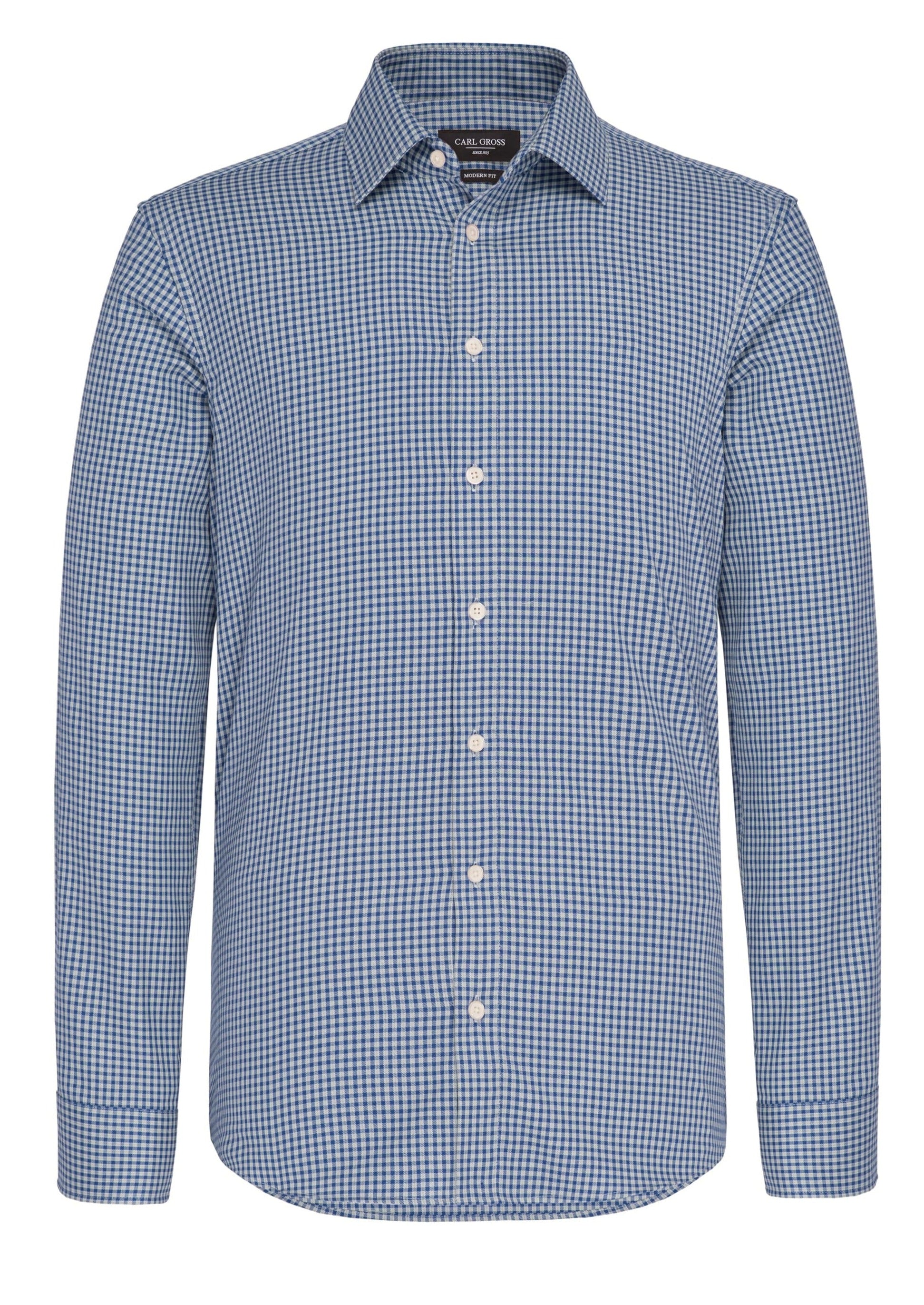 CARL GROSS Regular Fit Shirt Navy