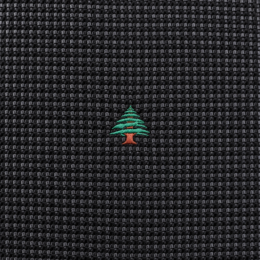 Cedrus Libani Presidential Neck Tie, Charcoal