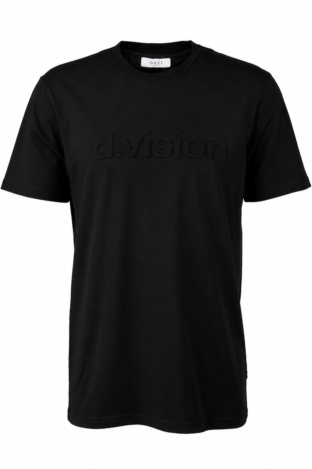 D-Vision T-Shirt Round Neck, Black