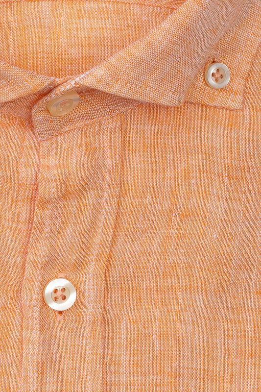 Linen Shirt, Orange