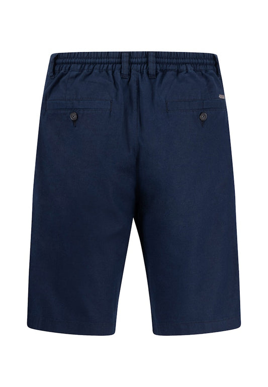 Cotton-Linen Blend Short With Drawstring