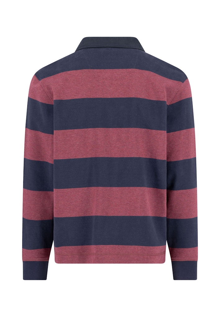 Striped Rugby Polo Shirt