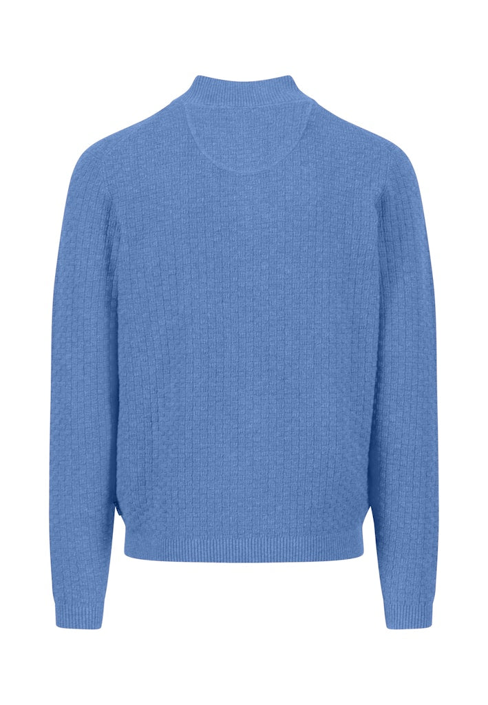 Textured Knit Sweatshirt
