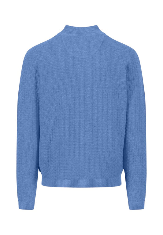 Textured Knit Sweatshirt