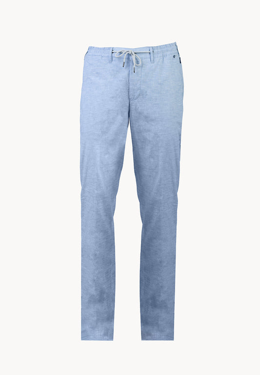 BRÜHL Jogger Linen Pants, Light Blue