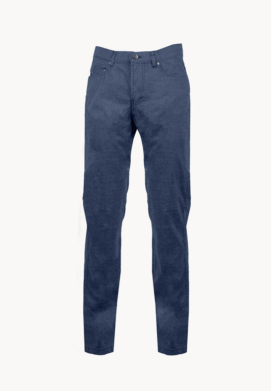 BRÜHL Genua Chino Pants, Blue Grey