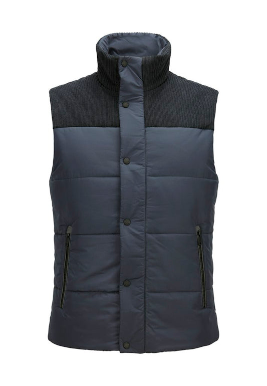 Quilted vest MS Elmwood, microfiber sorona®, Navy
