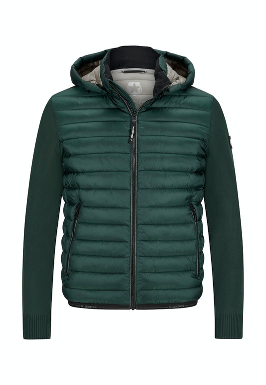 Quilted jacket MS Genua, microfiber sorona®, Green