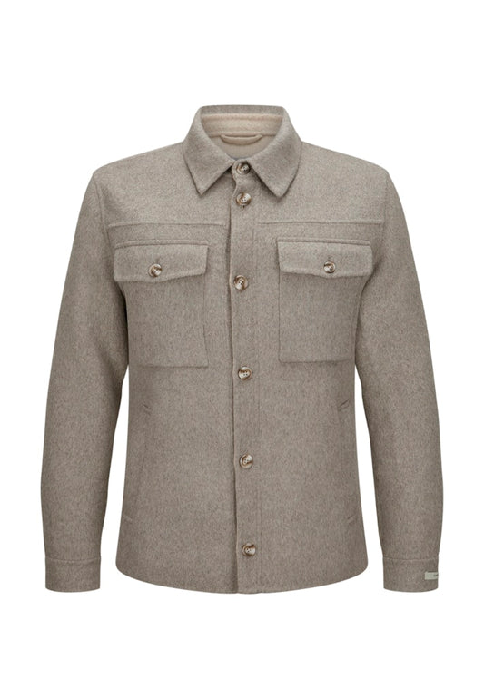 Borgo Wool Jacket, Light Grey