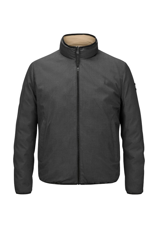 Reversible Jacket, Microfiber Sorona®, Anthracite-Sand