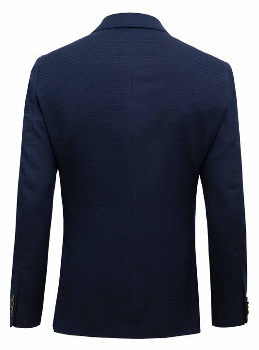 Structured Double-Breasted Blazer