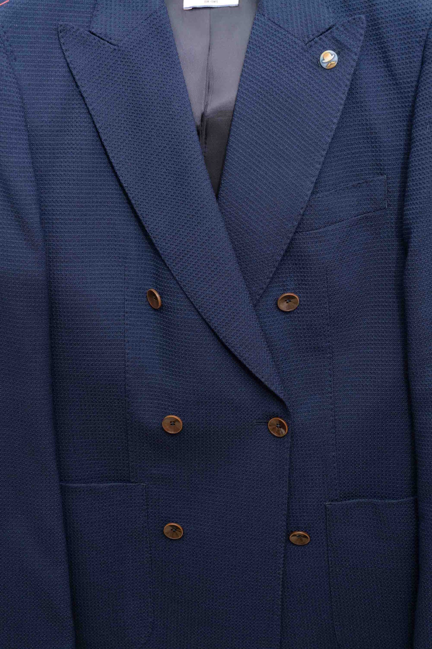 Structured Double-Breasted Blazer