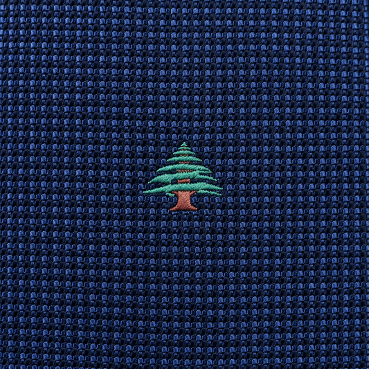 Cedrus Libani Presidential Neck Tie, Navy