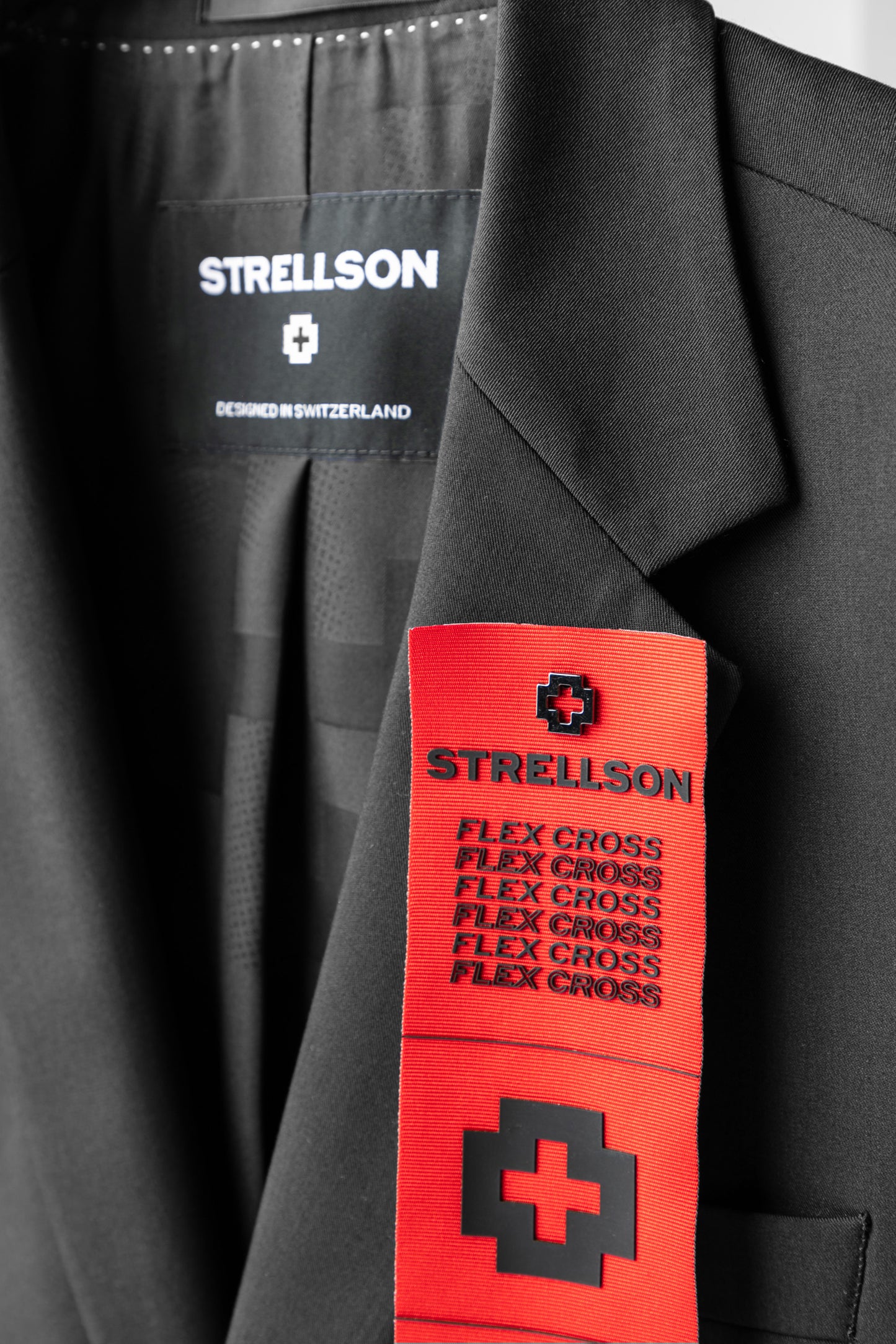 STRELLSON Aidan Flex Cross Suit, Black