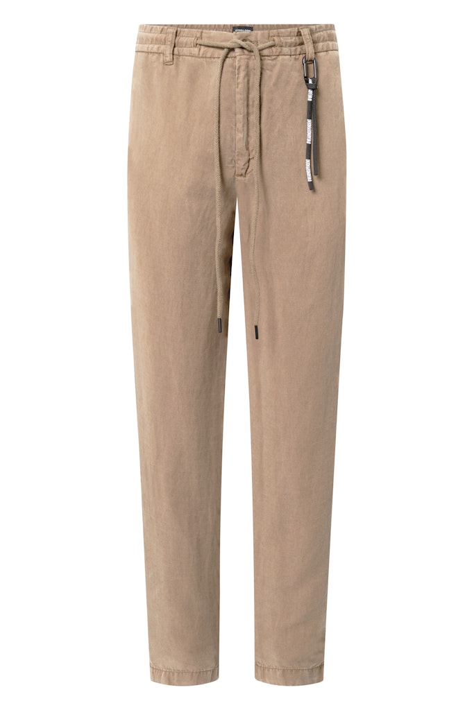 Saturn Linen Blend Jogger, Beige