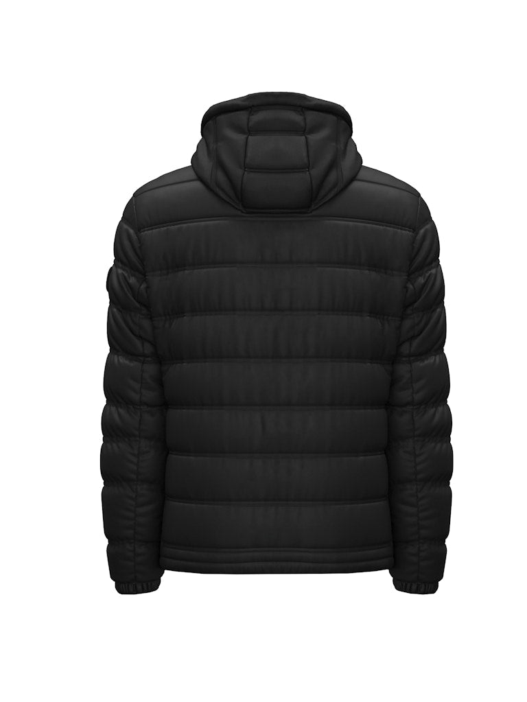 Modica Fused Quilted Jacket in Black