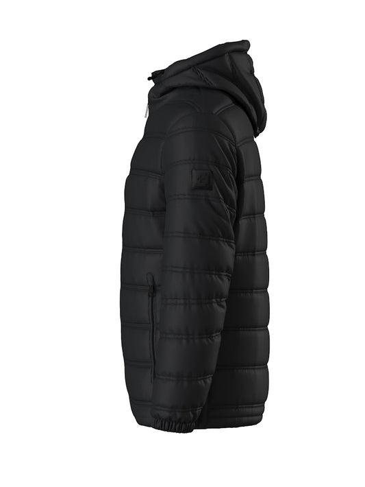 Modica Fused Quilted Jacket in Black