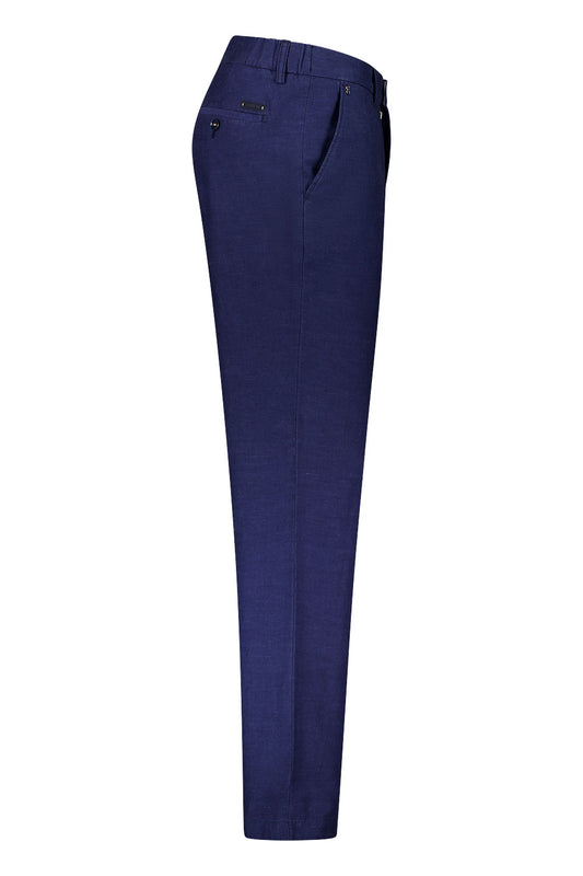 Baxter Linen Jogger pants, Blue