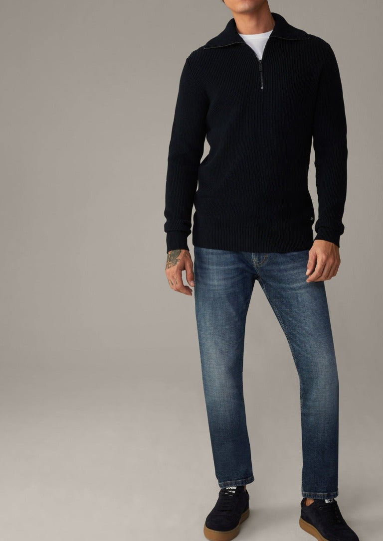 Flex Cross Liam Jeans by Strellson - Blue Denim Jeans for men