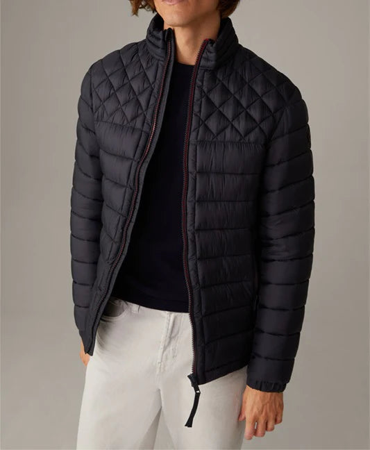 STRELLSON Quilted Jacket Clason Black F.Saarti