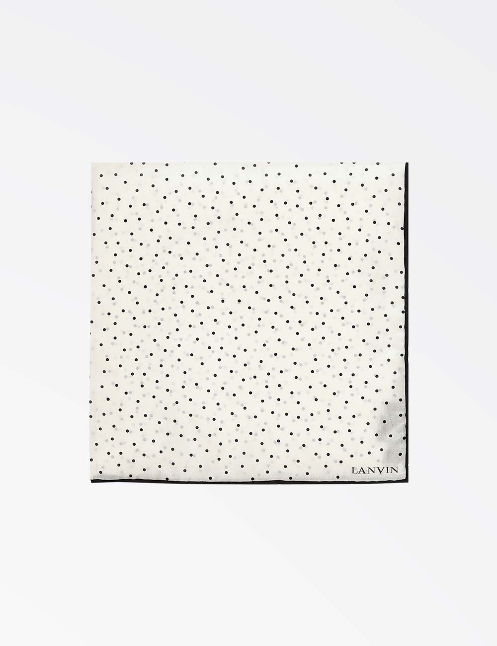 LANVIN SILK-TWILL POCKET SQUARE
