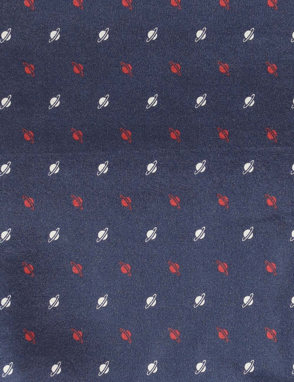 Lanvin Silk-Twill Navy Pocket Square