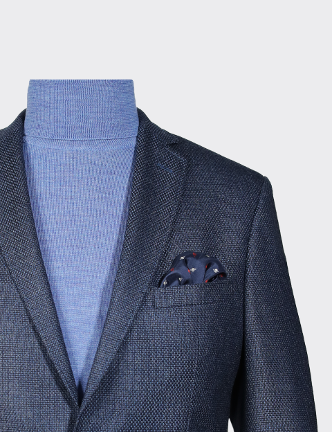 CARL GROSS New Wool Blazer, Blue