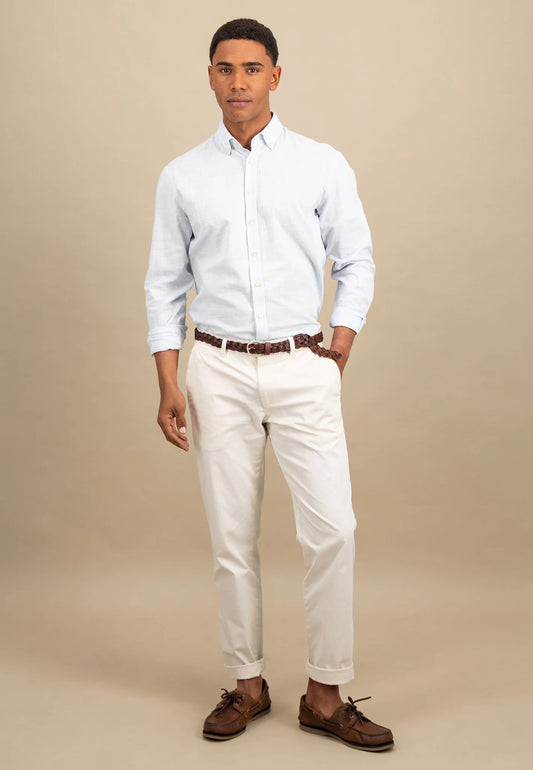 Cotton Shirt Down Collar