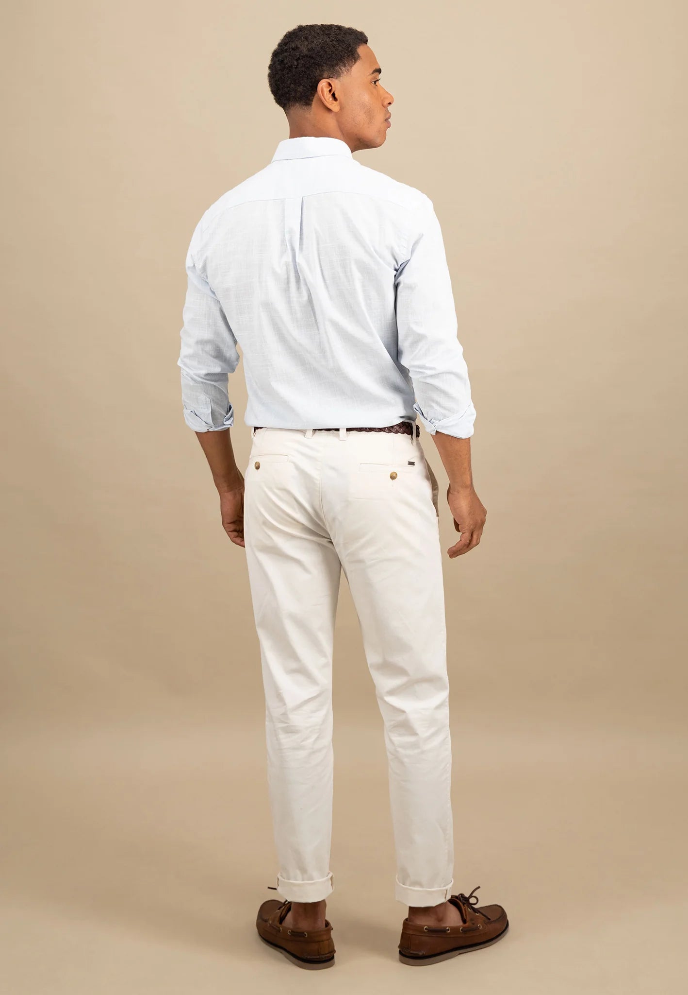Cotton Shirt Down Collar