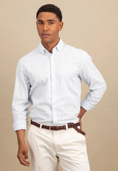 Cotton Shirt Down Collar