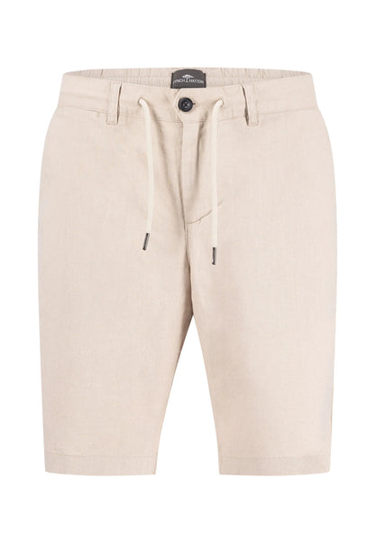Cotton-Linen Blend Short With Drawstring