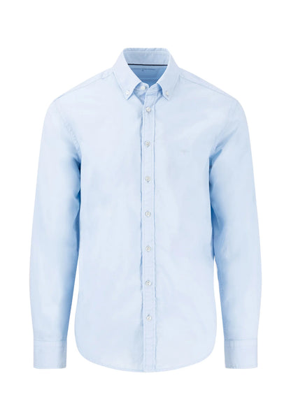 Cotton Shirt With Button-Down Collar