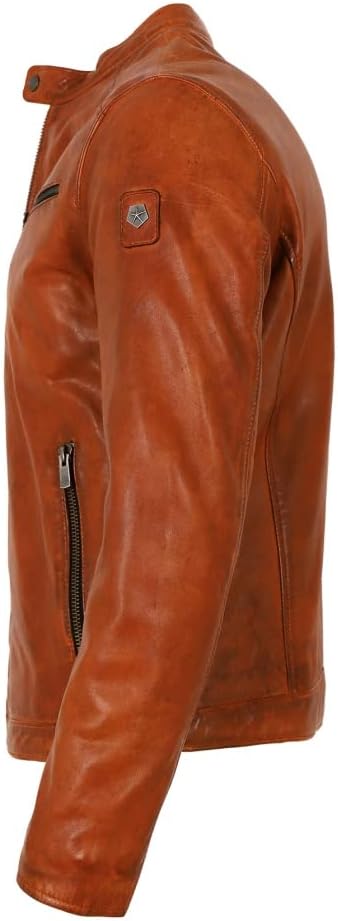 Vintage Men's Real Leather Jacket by MILESTONE, Dark Brown Genuine Leather  Jacket Size 50, Retro Men's Fashion - Etsy