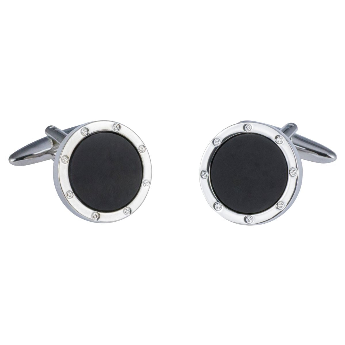 Cufflinks, Rhodium