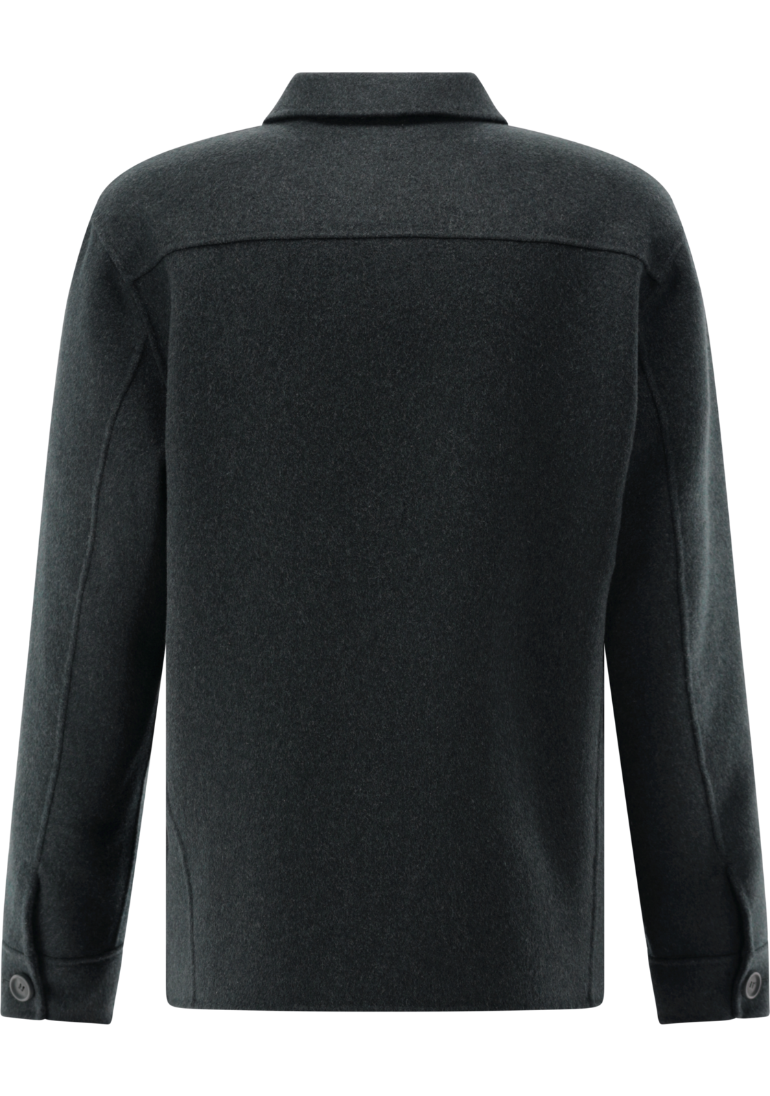 Overshirt Wool Mix Fabric